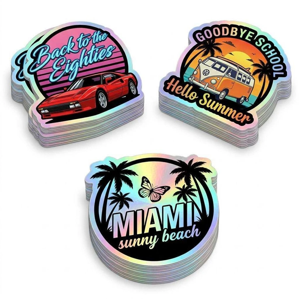 Holographic Die-Cut Stickers price