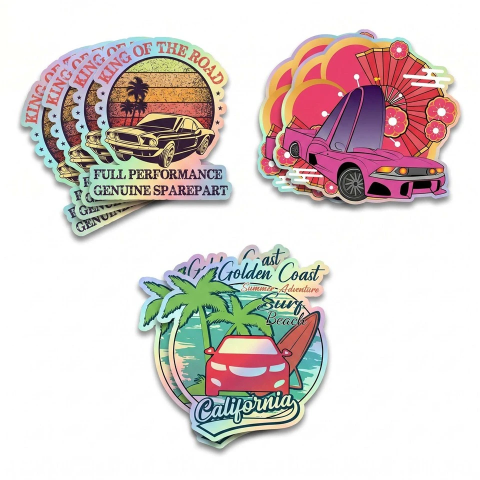Holographic Die-Cut Stickers